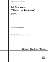 Meditation on There Is a Fountain Handbell sheet music cover